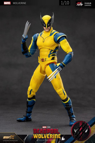 A Modelo De Figura Articulada Original De Zd X-men Wolverine