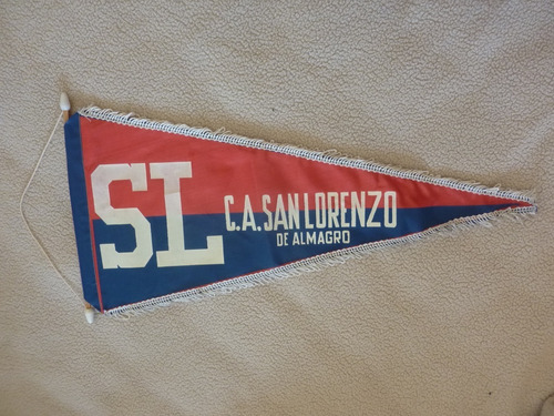 Futbol - Antiguo Banderin De San Lorenzo Modelo 11