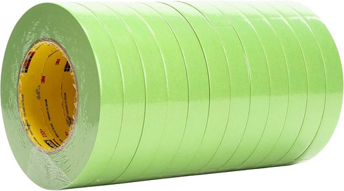 3m 26332 Cinta Masking Tape .012 X 55m ( 1/2 ) 5 Pzas. Verde Lima Lisa