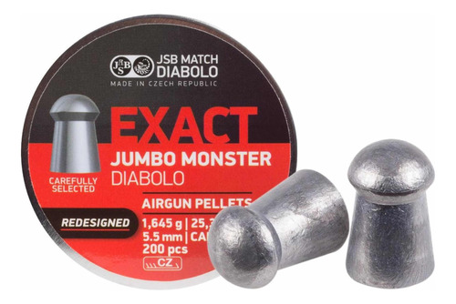 Chumbos Jsb Monster Redesigned 5.5 25.4gr X200 Pcp Chumbera