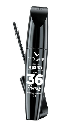 Imagen 8 de 8 de Mascara De Pestañas Vogue Resist 36hs A Prueba De Agua