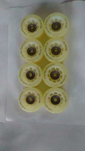 Rueda Patin Roll Agarre 57 Mm  Pack X 8 Unid. C.rulemanes