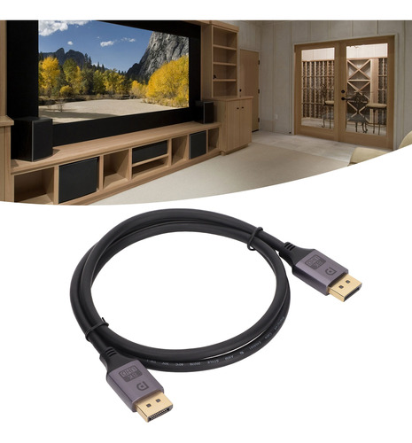 Cable Displayport V1.4 8k 60hz / 4k 144hz Alta Velocidad 3mt