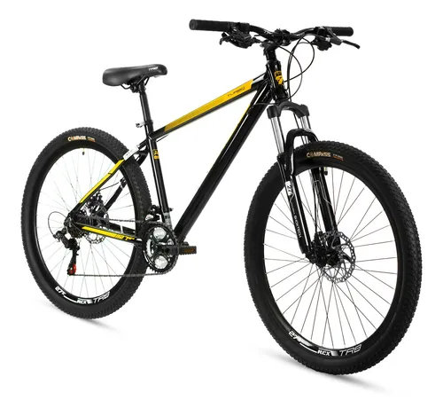 BICICLETA 20 PULGADAS NIÑO AMARILLO/NEGRO 5 VELOCIDADES