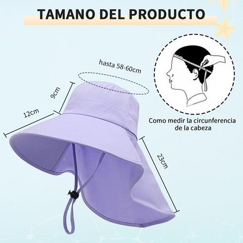 Sombreros Para Sol Mujer,protección Uv Upf 50+,playa