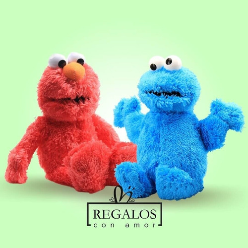 Imagen 3 de 5 de Peluche Monstruo Comegalletas 50 Cms Original Plaza Sesamo