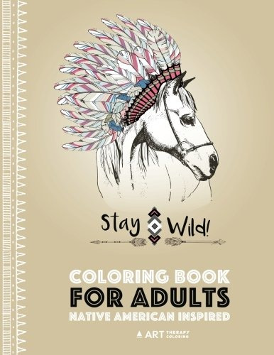 Coloring Book For Adults Native American Inspired Stress Rel