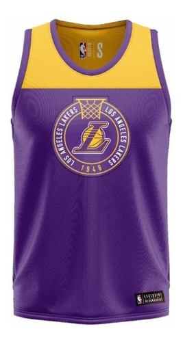 Musculosa Nba Entrenamiento Retro Lakers - Menpi