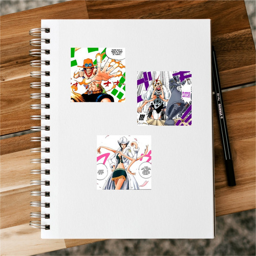 Imagen 3 de 4 de Sticker One Piece 4 - Combo X 12 Sticker Manga - Animeras