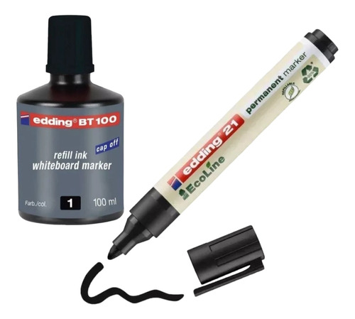 Set 3 Marcadores  + Tinta Borrable 100 Ml + Borrador