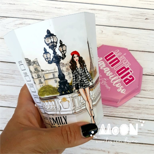 Cajitas Vaso Starbucks Emily In Paris - Para Imprimir En Pdf