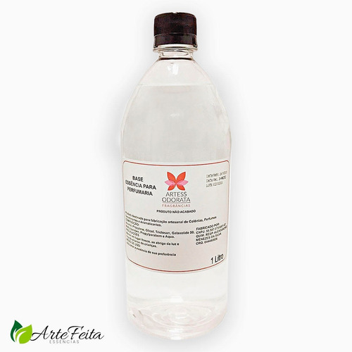 Base Pronta Aromatizador De Ambiente 1000ml Com Fixadores