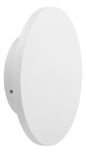 Lámpara De Pared Led Arbotante Sobreponer 6w Illux Ml-7306 Eclipse Color Blanco