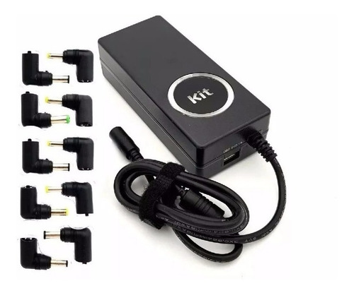 Imagen 2 de 5 de Cargador Universal Para Notebook Automatico 90w Dn-a903