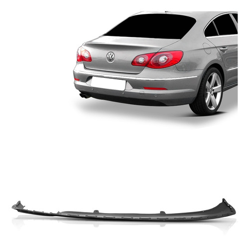 Saia Spoiler Parachoque Traseiro Passat Cc 2009 A 2012