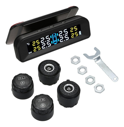 Solar Tpms Sistema De Monitoreo De Presión Auto Neumáticos,x