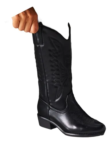 Botas Texanas Bajas Caña Media