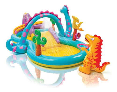 Centro De Juego Inflable Tierra De Dinosaurios De Intex, 31.