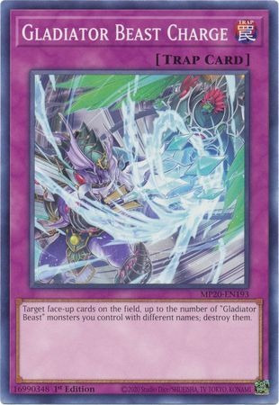 Yugioh! Gladiator Beast Charge - Mp20-en193