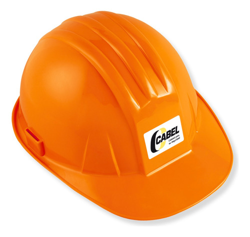 Casco Protector Cabel Suspensión De Intervalos Clase E Color Anaranjado