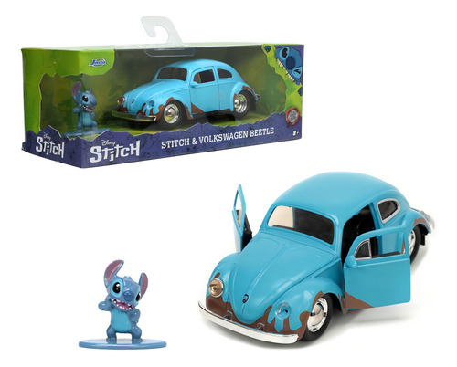 Jada Volkswagen Beetle Lilo Y Stitch Jada Toys 1:32 Vocho