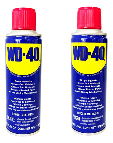 Wd40 Chico 155g Aerosol Lubricante Multiuso - Pack X2