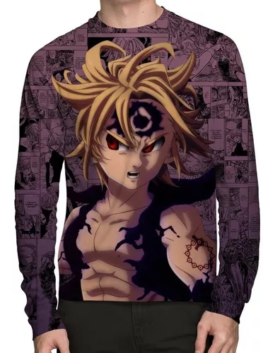 Camisa Manga Longa Print Nanatsu no Taizai - 3ª Temporada