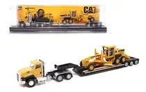 Comprar Caterpillar 1:87 Trailer Lowboy Caterpillar & Motoniveladora