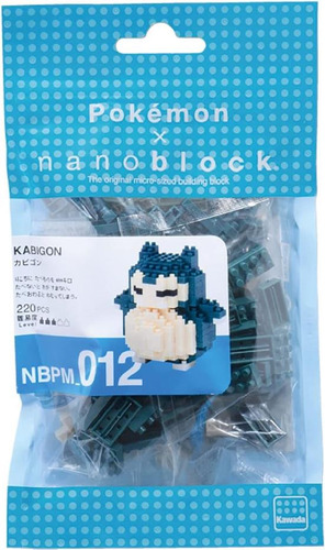 Kit De Construcción Nanoblock Pokemon Snorlax, Gris