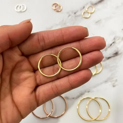 Aros de plata online y oro argollas