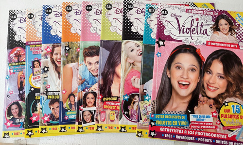 Revista Disney Violetta Lote X 19 Con Sus Stickers!!!