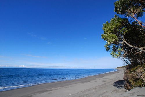 Terreno 1ra Fila Playa Mirando Continente Y Volcán Nevado