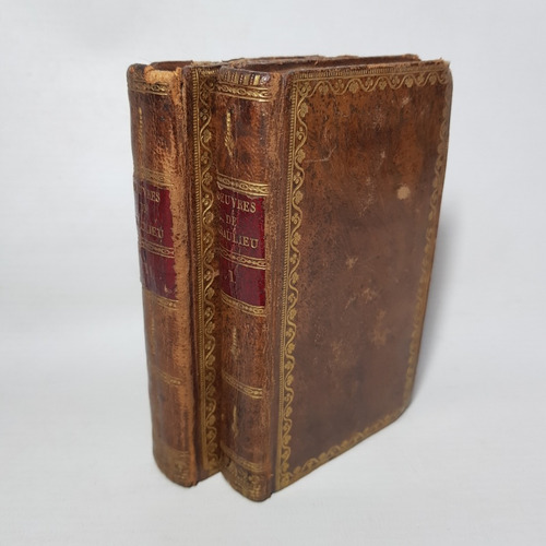 Antiguo Libro 1777 Obras Completa Chaulieu 2 Tomos Mag 59367