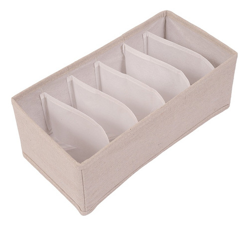 Organizador Colgante 6 Niveles Tela Plegable Dormitorio Color Gris