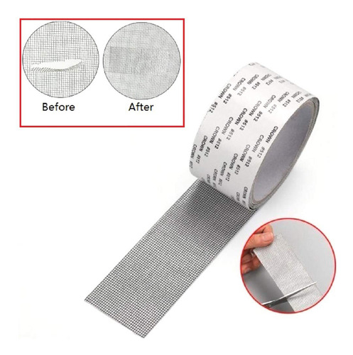 Kit De Reparación De Pantallas Para Ventanas, Cinta Adhesiva