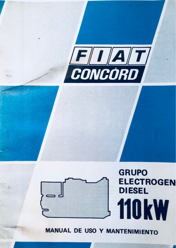 Manual De Taller Grupo Electrógeno Fiat 110kw