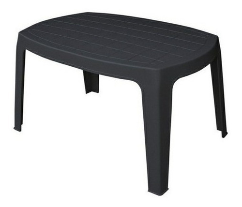 Mesa Ratona Auxiliar Monoblock Mascardi Negra 77x50cm