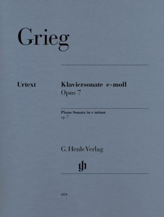 Klaviersonate Emoll Op 7 - Edvard Grieg (frances)