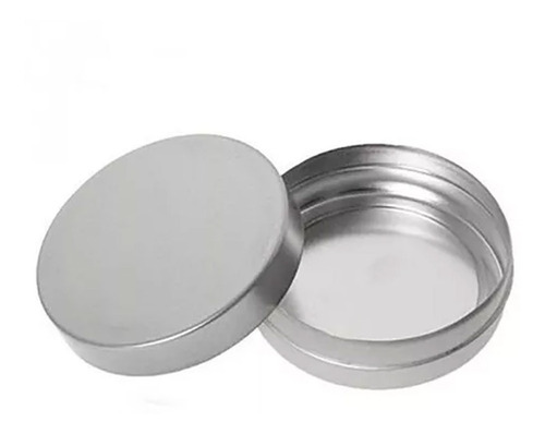 Latinha De Alumínio Prateado 5x1 20g - 50 Unidades