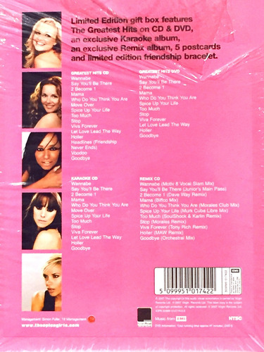 Spice Girls Greatest Hits Pink Box Deluxe Nuevo Original