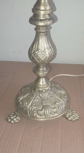 Vint_retro Lampara Antigua De Bronce Garras De León (Usado)