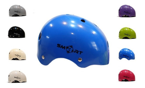 Imagen 3 de 7 de Casco Smart Bicicleta Skate Roller Proteccion Colores
