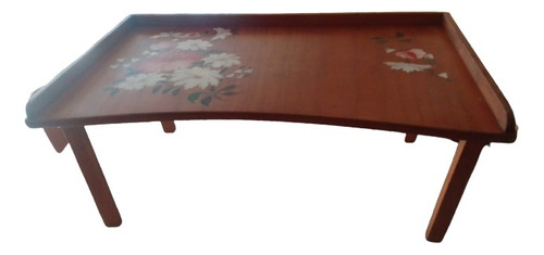 Mesa De Cama De Madera Decorada (Usado)