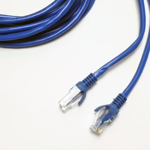 Cabo De Rede Patch Cord Cat5e 5m Azul X-cell Atacado