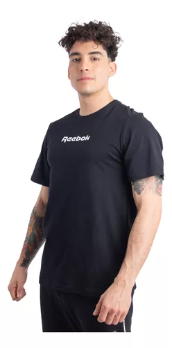 Camiseta Reebok TE Tape Negro Hombre