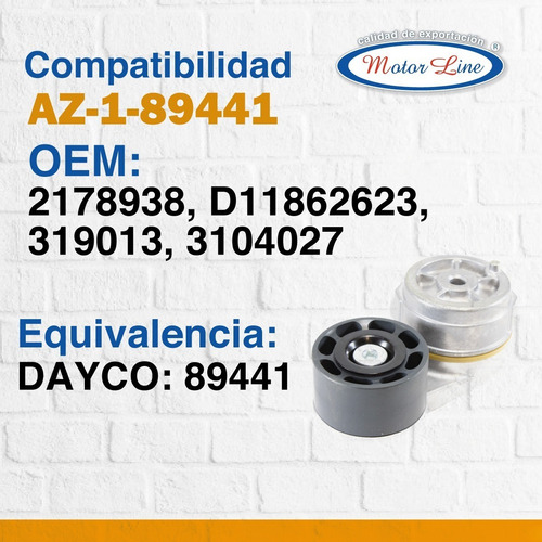 Imagen 4 de 9 de Polea 89441 / Diámetro 74mm Ancho 39.3mm / Freightliner