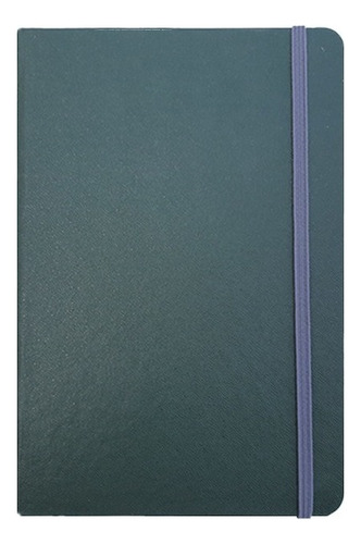 Caderneta Tipo Moleskine Sem Pauta Royal Paper 14x21 Cor Verde-escuro