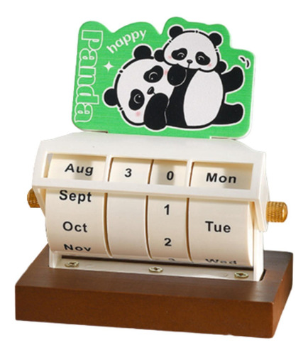 Calendario De Escritorio Giratorio, Calendario De Verde