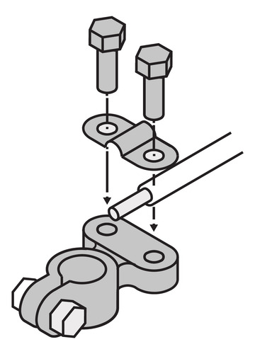 Terminales Adaptables Para Bateria Cables Cal 6 Al 1