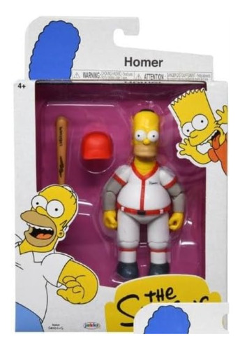 Jakks Pacific Figura De Acción Los Simpsons Homero Beisbolis